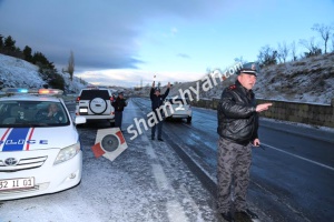 Արտակարգ իրավիճակ Երևան-Սևան ճանապարհի՝ Չարենցավանի 4 կմ-անոց հատվածում. ՃՈ-ն ուժեղացված ծառայություն է կատարում. ՖՈՏՈՌԵՊՈՐՏԱԺ, ՏԵՍԱՆՅՈՒԹ