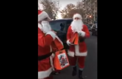 Վրաստանի էներգետիկայի նախարար Կախա Քալաձեն Թբիլիսիում Ձմեռ պապի հանդերձանքով նվերներ է բաժանել երեխաներին. ՏԵՍԱՆՅՈՒԹ
