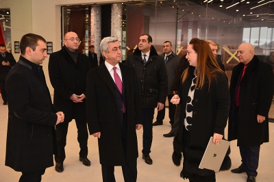 Նախագահն այցելել է Երևանում հիմնված «Ռիբոկ» սպորտային ակումբ․ ՖՈՏՈՌԵՊՈՐՏԱԺ