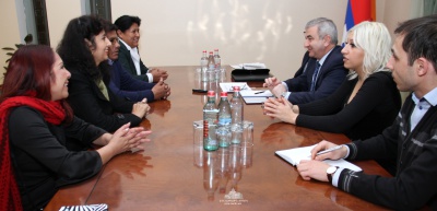 ԼՂՀ ԱԺ նախագահն ընդունել է բոլիվիացի դիտորդներին