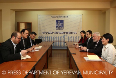 Երևանի քաղաքապետարանում Իրանի դեսպանության ներկայացուցիչների հետ քննարկվել են իրանցի զբոսաշրջիկներին վերաբերող հարցեր