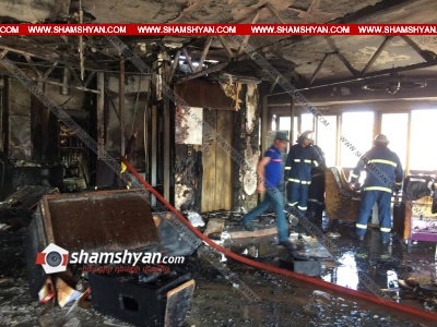 Խոշոր հրդեհ «Հին Էրիվան»-ում. բացօթյա սրճարանում ամեն ինչ վերածվել է մոխրակույտի, ժամանել է 3 մարտական հաշվարկ  և 1 ավտոսանդուղք. ՖՈՏՈՌԵՊՈՐՏԱԺ
