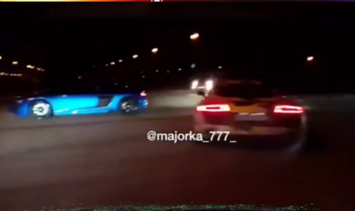 Մոսկվայում 2 Audi A8 մեքենաների վարորդները ուշ գիշեր դրիֆտ են կազմակերպել փողոցում. ՏԵՍԱՆՅՈՒԹ