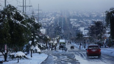 Չիլիում ձյուն է տեղում. 250 հազար մարդ զրկվել է էլեկտրականությունից. զոհվել է մեկ մարդ.
