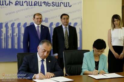 Երևանի քաղաքապետարանի և Ցինդաոյի քաղաքային ժողովրդական կոնգրեսի միջև Մտադրությունների հուշագիր է ստորագրվել