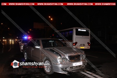 Ավտովթար Երևանում. բախվել են Mercedes-ը և Nissan-ը, կան վիրավորներ. ՖՈՏՈՌԵՊՈՐՏԱԺ, ՏԵՍԱՆՅՈՒԹ