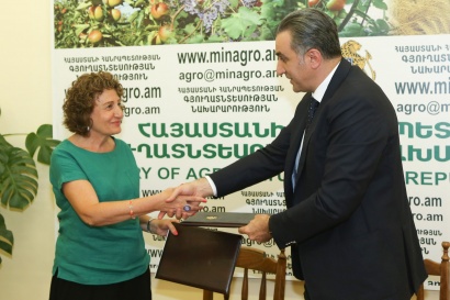 ՀՀ գյուղնախարարարության և Հայաստանի գյուղատնտեսական դաշինքի միջև ստորագրվել է փոխըմբռման հուշագիր