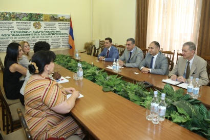 ՀՀ գյուղնախարարը Համաշխարհային բանկի պատվիրակության հետ քննարկել է գյուղատնտեսության ոլորտի նոր ծրագրերը