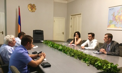 ՔԱԳՎ պետը «Շիրակ» օդանավակայանի հնարավոր պոտենցիալը ներկայացրել է Իսրայել-Հայաստան Առևտրային պալատի նախագահին