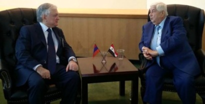 Հայաստանի արտգործնախարարը հանդիպեց Սիրիայի արտաքին գործերի նախարարի հետ