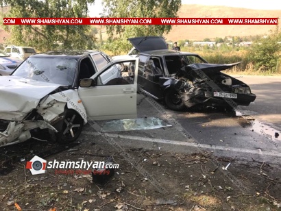 Խոշոր ավտովթար Ծաղկաձորում. բախվել են Lada Priora-ն ու ВАЗ 21099-ը. կա 5 վիրավոր. ՖՈՏՈՌԵՊՈՐՏԱԺ, ՏԵՍԱՆՅՈՒԹ