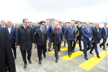 Նախագահ Սերժ Սարգսյանը մասնակցել է Բավրայի նորակառույց սահմանային անցման կետի բացման արարողությանը.ՖՈՏՈՌԵՊՈՐՏԱԺ