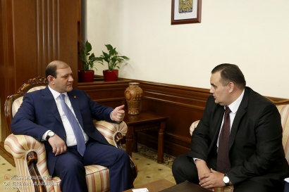 Տարոն Մարգարյանը հանդիպել է Հայաստանի Հանրապետությունում Ուկրաինայի Հանրապետության ժամանակավոր հավատարմատար Ռուսլան Բոյչենկոյի հետ