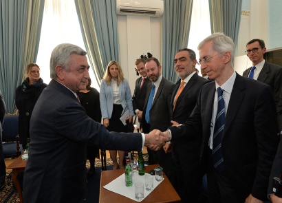 Նախագահն ընդունել է ԵՄ Խորհրդի Քաղաքական և անվտանգության հարցերով կոմիտեի պատվիրակությանը. ՖՈՏՈՌԵՊՈՐՏԱԺ