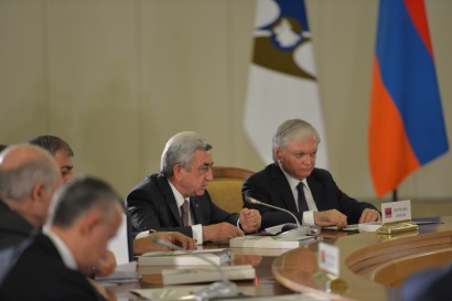 Հետագայում ևս մեր երկրներում բոլոր հարցերը լուծվելու են կառուցողական հունով. Նախագահ Սերժ Սարգսյանի ելույթը Եվրասիական տնտեսական բարձրագույն խորհրդի նիստին