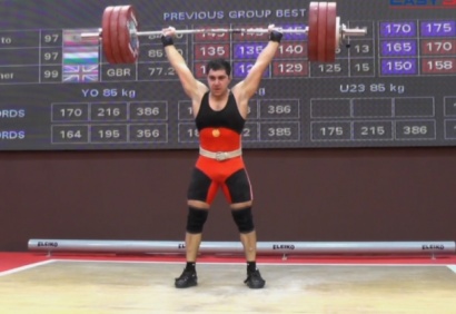 Ծանրորդ Դավիթ Հովհաննիսյանը` Եվրոպայի առաջնության փոխչեմպիոն