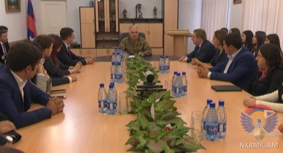 Արցախի ՊԲ հրամանատարն ընդունել է Արցախում մեկնարկած հայկական կուսակցությունների երիտասարդական ֆորումի մասնակիցներին