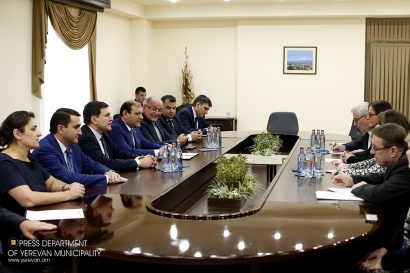 Քաղաքապետ Տարոն Մարգարյանը հանդիպել է ԵԽ տեղական և տարածքային կոնգրեսի նախագահի գլխավորած պատվիրակության հետ