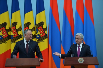 Այսօրվա բանակցությունների արդյունքներով մեր երկրների միջև կապերն ավելի ակտիվ կզարգանան. Սերժ Սարգսյանը՝ Մոլդովայի նախագահին. ՖՈՏՈՌԵՊՈՐՏԱԺ