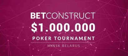 Betconstruct-ը կանցկացնի պոկերի միջազգային մրցաշար 1.000.000 դոլար մրցանակային ֆոնդով