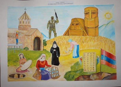 Հանրապետության ավագ դպրոցներում անցկացվել է «Հայ զինվորը» խորագրով պաստառների մրցույթ. ՖՈՏՈՌԵՊՈՐՏԱԺ