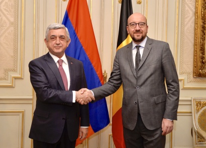 Նախագահը հանդիպում է ունեցել Բելգիայի վարչապետ Շառլ Միշելի հետ