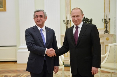 Պուտինն Ամանորի և Սուրբ Ծննդի կապակցությամբ շնորհավորական ուղերձ է հղել Սերժ Սարգսյանին