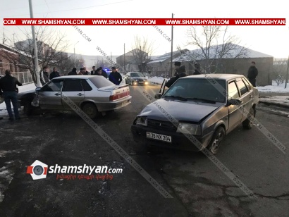 Ավտովթար Շիրակի մարզում. բախվել են 47-ամյա վարորդի ВАЗ 2115–ն ու 24-ամյա վարորդի ВАЗ 21099-ը. կա վիրավոր. ՖՈՏՈՌԵՊՈՐՏԱԺ