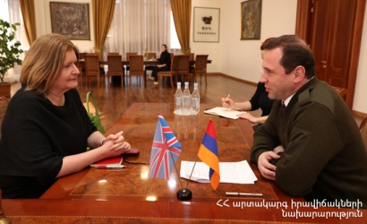ՀՀ ԱԻ նախարարն ընդունել է ՀՀ-ում Մեծ Բրիտանիայի և Հյուսիսային Իռլանդիայի Միացյալ Թագավորության արտակարգ և լիազոր դեսպանին