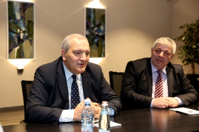 Վրաստանում ՀՀ դեսպան Ռուբեն Սադոյանը հանդիպում է ունեցել Վրաստանի Պետական անվտանգության ծառայության պետի հետ