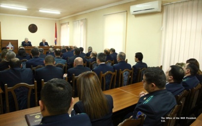 Բակո Սահակյանը մասնակցել է Արցախի դատախազության 2017 թ. գործունեության արդյունքների ամփոփման կոլեգիայի նիստին