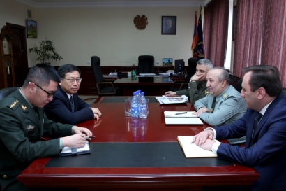 Մովսես Հակոբյանը Չինաստանի դեսպանի հետ քննարկել է համագործակցությունը պաշտպանական ոլորտում