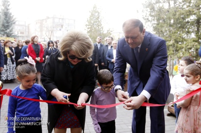 Երևանի հ. 114 մանկապարտեզը հիմնանորոգումից հետո իր դռներն է բացել շուրջ 350 սաների առջև