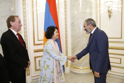 Վարչապետն ընդունել է Տեղեկատվական տեխնոլոգիաների և ծառայությունների համաշխարհային ալյանսի նախագահին. ՖՈՏՈՌԵՊՈՐՏԱԺ