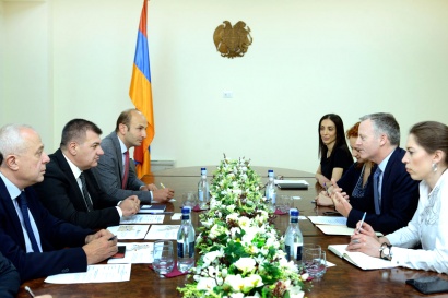 Տրանսպորտի նախարար Աշոտ Հակոբյանն ընդունել է Ասիական զարգացման բանկի պատվիրակությանը