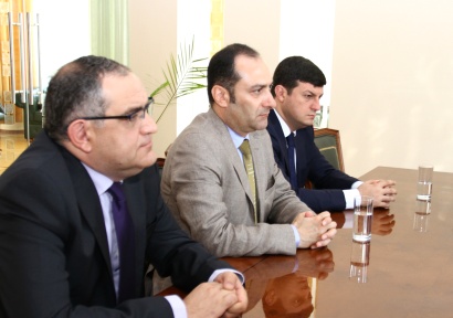 Արցախի ԱԺ նախագահն ընդունել է ՀՀ արդարադատության նախարար Արտակ Զեյնալյանի ղեկավարած պատվիրակությանը