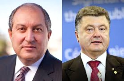 Նախագահ Արմեն Սարգսյանը շնորհավորական ուղերձ է հղել Ուկրաինայի նախագահ Պյոտր Պորոշենկոյին