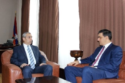 Արցախի ԱԳՆ ղեկավարն ընդունել է ՀՀ մարդու իրավունքների պաշտպան Արման Թաթոյանին