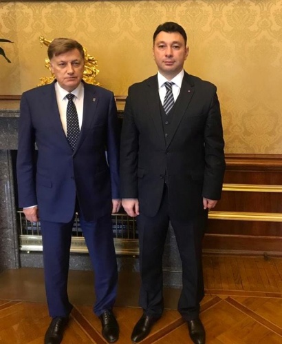 Էդուարդ Շարմազանովը հանդիպել է Սանկտ Պետերբուրգի Օրենսդիր ժողովի նախագահի հետ