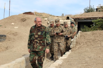 Բակո Սահակյանն այցելել է արցախա-ադրբեջանական սահմանագծի հարավարևելյան հատված