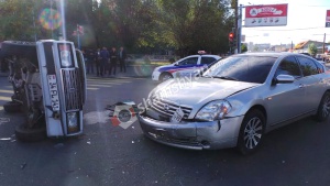 ԲԱՑԱՌԻԿ ՏԵՍԱՆՅՈՒԹ՝ Երևանում «Հարսնաքար» ռեստորանի դիմաց տեղի ունեցած ավտովթարից