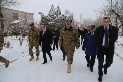ՊԵԿ նախագահ Վարդան Հարությունյանն այցելել է զորամաս և շնորհավորել Հայոց բանակի զինվորներին գալիք տոների առթիվ