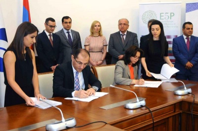 Հայաստանի և Վերակառուցման և զարգացման եվրոպական բանկի միջև ստորագրվել են դրամաշնորհային համաձայնագրեր