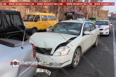 Խոշոր ավտովթար Երևանում. 28-ամյա վարորդը Nissan-ով բախվել է 22-ամյա վարորդի Mercedes-ին. կա վիրավոր. ՖՈՏՈՌԵՊՈՐՏԱԺ, ՏԵՍԱՆՅՈՒԹ