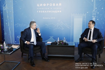 Հայաստանի և Ղազախստանի վարչապետները երկկողմ փոխգործակցությանը վերաբերող հարցեր են քննարկել