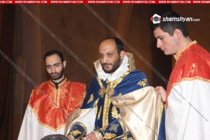 Գագիկ Շամշյանի շնորհավորանքը՝ սուրբ Ղեւոնդեանց քահանաների տոնի առթիվ Տեր Հակոբ քահանա Խաչատրյանին. ՖՈՏՈՌԵՊՈՐՏԱԺ