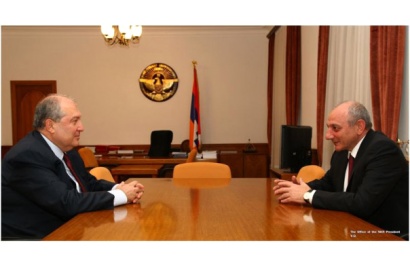 Բակո Սահակյանը և Արմեն Սարգսյանը քննարկել են հայկական 2 պետությունների համագործակցությանը վերաբերող հարցեր