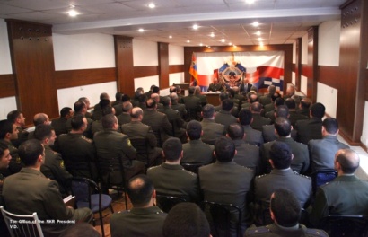 Կայացել է Արցախի Ազգային անվտանգության ծառայության 2017 թ. գործունեության արդյունքների ամփոփմանը նվիրված նիստ