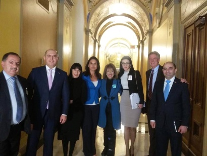 ՀՀ ԱԺ Հայաստան-ԱՄՆ բարեկամական խմբի անդամները հանդիպել են ԱՄՆ Կոնգրեսի հայկական հարցերով հանձնախմբի ներկայացուցիչների հետ