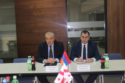 Վրաստանում ՀՀ դեսպան Ռուբեն Սադոյանը հանդիպում է ունեցել Վրաստանի Արդարադատության նախարարի հետ. ՖՈՏՈՌԵՊՈՐՏԱԺ